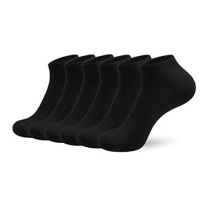 Sakusock Women's Thin Ankle Low Cut Rayon Bamboo Socks - Lightweight Flat Seam Running Sock, 6 Pack Athletic Socks for L
