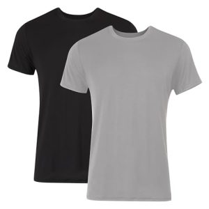 Hanes Men's Supersoft Viscose from Bamboo Undershirt, 2-Pack | Hanes Men's Originals Viscose from Bamboo Undershirt, 2-