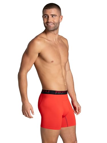 311ikhetijl.jpg Fruit of the Loom Men's Lightweight & Moisture Wicking 4-Way Stretch Boxer Briefs | Long Regular Leg & Trunk Fruit of