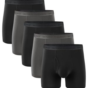 Natural Feelings Men's Viscose from Bamboo Boxer Briefs for Men Comfortable OEKO-TEX Certified Pack