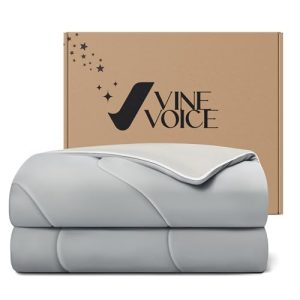 Cooling Comforter for Hot Sleepers - Full/Queen Size Cooling Comforter Duvet Insert, Double-Sided Cold Blanket for Night