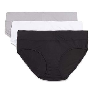 Warner's Women's Ru4963w Dig-Free Comfort Moisture-Wicking Microfiber Brief