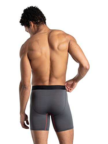 317nzyfh2rl.jpg Fruit of the Loom Men's Lightweight & Moisture Wicking 4-Way Stretch Boxer Briefs | Long Regular Leg & Trunk Fruit of