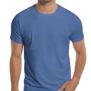 Pioneer Camp Mens Ultra Soft Bamboo Viscose T-Shirt for Men Cooling Casual Plain Tee Shirt