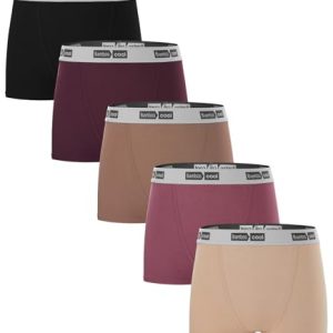 BAMBOO COOL Soft Stretch Womens Boxer Briefs Underwear for Women - Best for Comfort and Eco-Friendly - The Forest Stewar