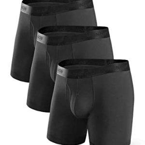 David Archy Men's Ultra Soft Micro Modal Support Pouch Trunks for Men | David Archy Men's Moisture Wicking Boxer Briefs