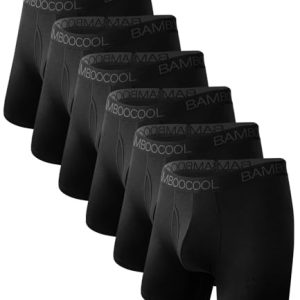 Bamboo Cool Breathable Men's Underwear 6 Pack Comfortsoft Moisture-Wicking Boxer Briefs | Modern Multipack Bamboo Cool