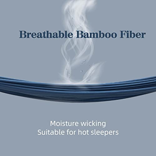 31crbyub8l.jpg JSELF 100% Organic Viscose from Bamboo Ultra Soft Sheets for Hot Sleepers - Queen Size - OEKO-TEX STANDARD 100 JSELF 100