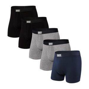 SAXX Underwear Co. Men's Pouch Support Ultra Boxer Brief Fly 5 or 7 Pack Comfortable Men's Underwear