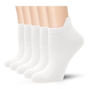 SERISIMPLE Bamboo Viscose No Show Socks Women Ankle Thin Low Cut Arch Support Breathable Athletics 5 Pairs SERISIMPLE