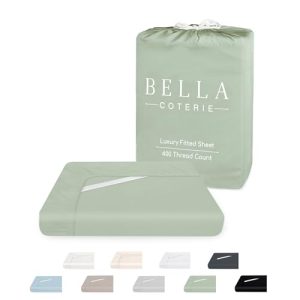 Bella Coterie Luxury Bamboo King Size Fitted Sheet | Ultra Soft | Cooling for Hot Sleepers