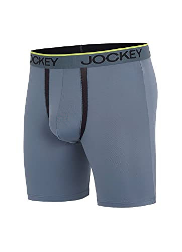31lfaja8ejl.jpg Jockey Men's Chafe Proof Microfiber Boxer Briefs for Daily Comfort | Jockey Men's 8.5" Long Leg Underwear Perfect for F