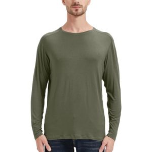 Men's Bamboo Viscose Cooling Running Shirt OEKO-TEX STANDARD 100 | Lightweight Bamboo Viscose Hiking T-Shirt Men's OEKO