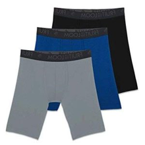 Fruit of the Loom Men's Breathable Boxer Briefs, Moisture Wicking, Assorted Color Multipacks | Fruit of the Loom Men's