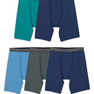 Fruit of the Loom Men's Micro Stretch Boxer Briefs | Lightweight & Moisture Wicking | Active Men's Underwear | Perfect f