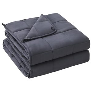 Yescool Weighted Blanket for Adults (20 lbs, 60" x 80", Grey) Perfect for Deep Sleep and Stress Relief Queen Size Coolin