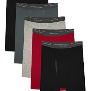 Fruit of the Loom Men's No Ride Up Comfortable Boxer Brief for Workout and Everyday Wear | Fruit of the Loom Men's No R