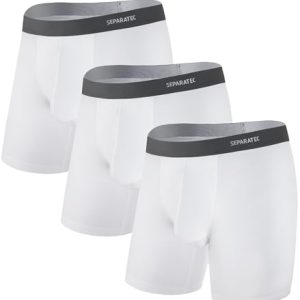 Moisture Wicking Mens Separated Underwear with Pouch | Bamboo Made Separated Men's Briefs for Breathable Comfort | Brea
