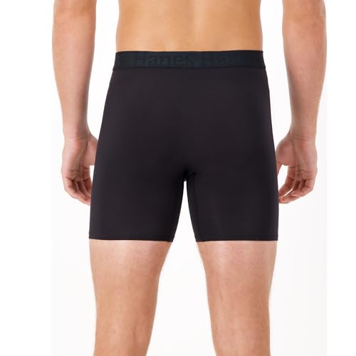 31wn9swcqrl 1.jpg Hanes Men's Supersoft Underwear, Viscose from Bamboo, Trunks and Boxer Briefs for Comfortable Daily Wear | Hanes Men's