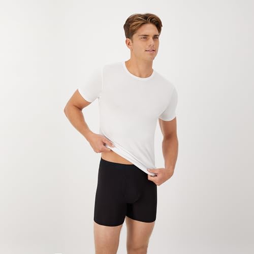 31zcc69enfl 1.jpg Hanes Men's Supersoft Underwear, Viscose from Bamboo, Trunks and Boxer Briefs for Comfortable Daily Wear | Hanes Men's