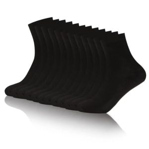 Ten Star Material Bamboo Low Quarter Thin Ankle Socks for Men and Women | Natural Breathable Comfortable Socks - 6 Pairs