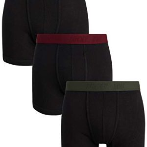 Lucky Brand Men's Breathable Boxer Briefs - 3 Pack Soft Stretch Underwear for Men (S-XXL) Lucky Brand Men's Comfortabl