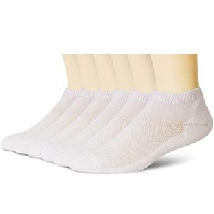 +MD 6 Pairs Low Cut Cushion Socks for Mens/Women Athletes, Liner Wicking Smell Control Sports Running Socks