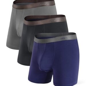 Moisture Wicking Bamboo Underwear for Men | Breathable Boxer Briefs Made from Bamboo | Pouch Design Men's Underwear Bam