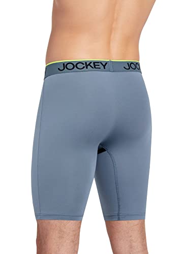 31fmfejvfvl.jpg Jockey Men's Chafe Proof Microfiber Boxer Briefs for Daily Comfort | Jockey Men's 8.5" Long Leg Underwear Perfect for F