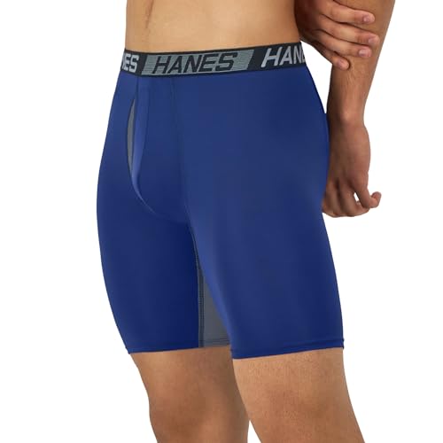 31fpi15ckil.jpg Hanes Men's Total Support Pouch Boxer Briefs X-Temp Cooling 3-Pack | Hanes Men's Moisture-Wicking Underwear Regular 3-P