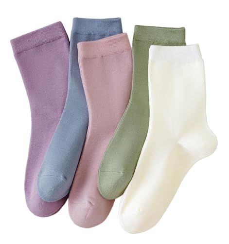 31ghqv irzl.jpg Irisbear Women's Bamboo Viscose Quarter Crew Socks Light and Soft for Women Ankle Dress Socks Trendy and Comfortable