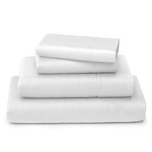 Cosy House Collection Queen White Luxury Bamboo Sheets - Cooling & Breathable, Silky Soft, 16-Inch Deep Pockets - 4-Piec