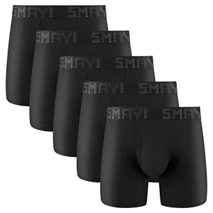 5Mayi Men's Boxer Briefs Fly Front with Pouch | Performance Underwear for Men | Athletic Support | Comfortable Briefs fo
