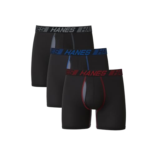 31jl0xn3lul.jpg Hanes Men's Total Support Pouch Boxer Briefs X-Temp Cooling 3-Pack | Hanes Men's Total Support Pouch Boxer Briefs Moist