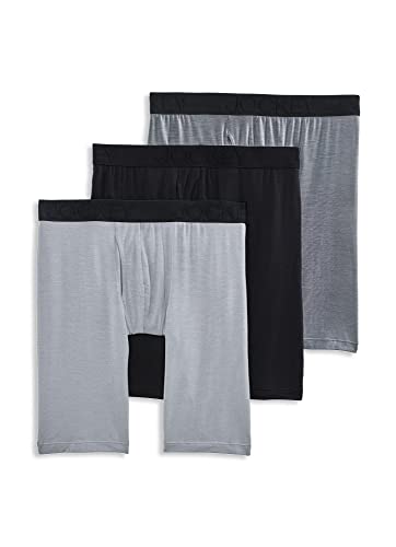31lcw9loyjl.jpg Jockey Men's Active Ultra Soft Modal Boxer Brief - 3 Pack for Everyday Comfort and Style