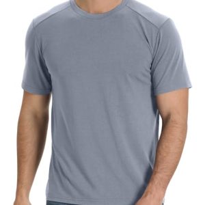 Men's Bamboo Cool Short Sleeve Undershirts Heavyweight Breathable T-Shirts for Men | Men's Bamboo Cool Heavyweight T-Sh