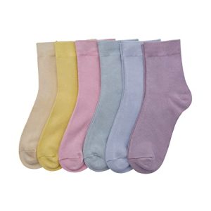Sakusock Women Thin Rayon Bamboo Ankle Silky Quarter Anti Odor Casual Summer Socks | Sakusock Women Thin Socks Silky Qu