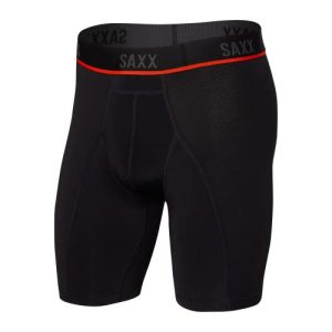 SAXX Men's Underwear Pouch Kinetic Light-Compression Mesh Long Leg