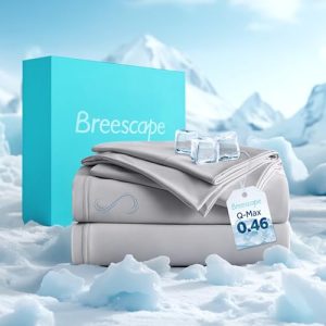 Breescape Cooling Sheet Set - BlendTek™ Dry & Cool Technology for Hot Sleepers | Breescape King Size Cooling Sheet Set