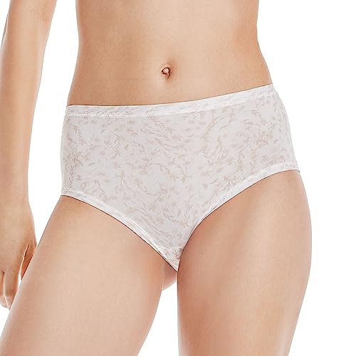 4113l3cjhwl.jpg Hanes Women's Microfiber Stretch Underwear Pack for Comfort Flex Fit Brief Bikini or Thong Panties, 6-Pack OEKO-TEX STAN