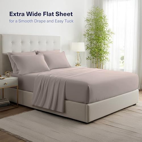 411scx588rl.jpg Kickoff 100% Organic Bamboo Viscose Sheets King SizeSet for Hot Sleepers in Grey Mist OEKO-TEX Standard 100 Kickoff Ki