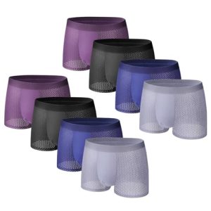 Boxhero Breathable Bamboo Boxer Briefs for MenComfortable Underwear with 3D Pouch Boxhero Breathable Bamboo Boxer Brie