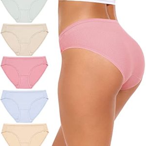 RHYFF Breathable Mesh Bikini Panties for Women Stay Fresh and Soft Hipster Briefs | RHYFF Travel Underpants Breathable