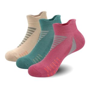 Low Cut Performance Cotton Viscose Bamboo Socks for Men and Women | Athletic Cushion Compression Wicking Running Socks