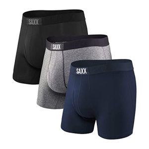 SAXX Ultra Super Soft Men's Boxer Brief with Pouch Fly 3 Pack