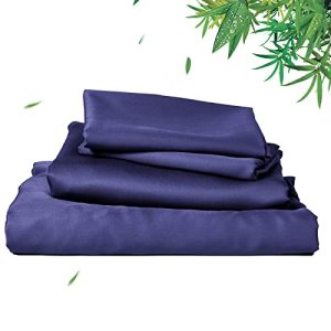 David's Home 100% Rayon Derived from Bamboo Cooling Sheets Set for Hot Sleeper,Luxury Silky Soft Breathable Sheets for S
