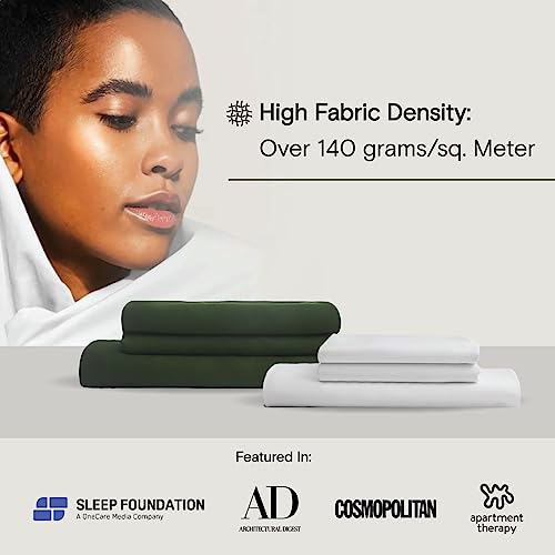 417fwecpgcl 1.jpg DOZ King Sized Sheet Set for Organic Lovers - Buttery Soft, Cooling Bamboo Viscose Sheets - OEKO-TEX Certified - 3 Piece