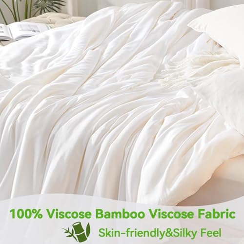 418dhuld4tl.jpg Globon Summer Comforter Oversized King Size for Hot Sleepers White