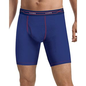 Hanes Men's 3-Pack X-Temp Performance Cool Long Leg Boxer Brief for Comfortable Men's Underwear | Hanes Men's 3-Pack X-