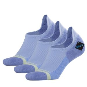 BRISIRA Bamboo Viscose Coolmax Women's Running Golf No Show Socks Moisture Wicking Performance Compression Low Cut Tab A